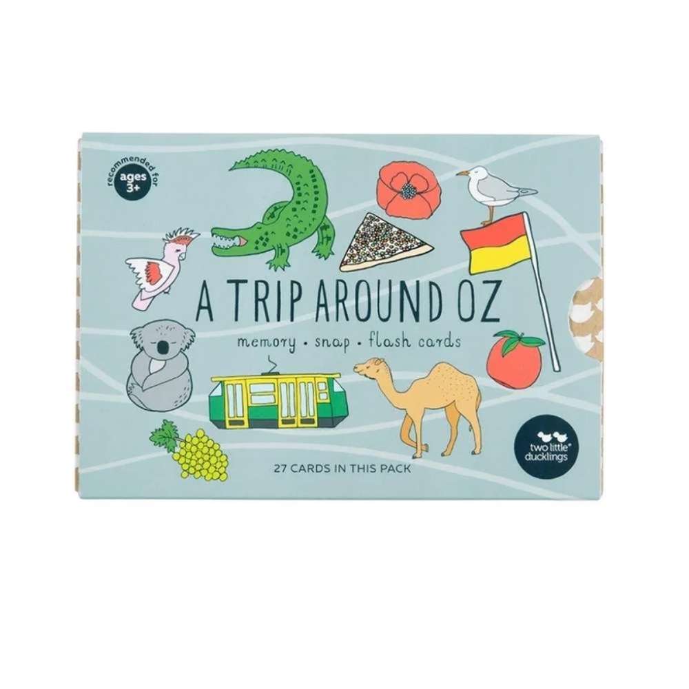 A Trip Around Oz Snap and Memory Flash Cards for Kids Australia