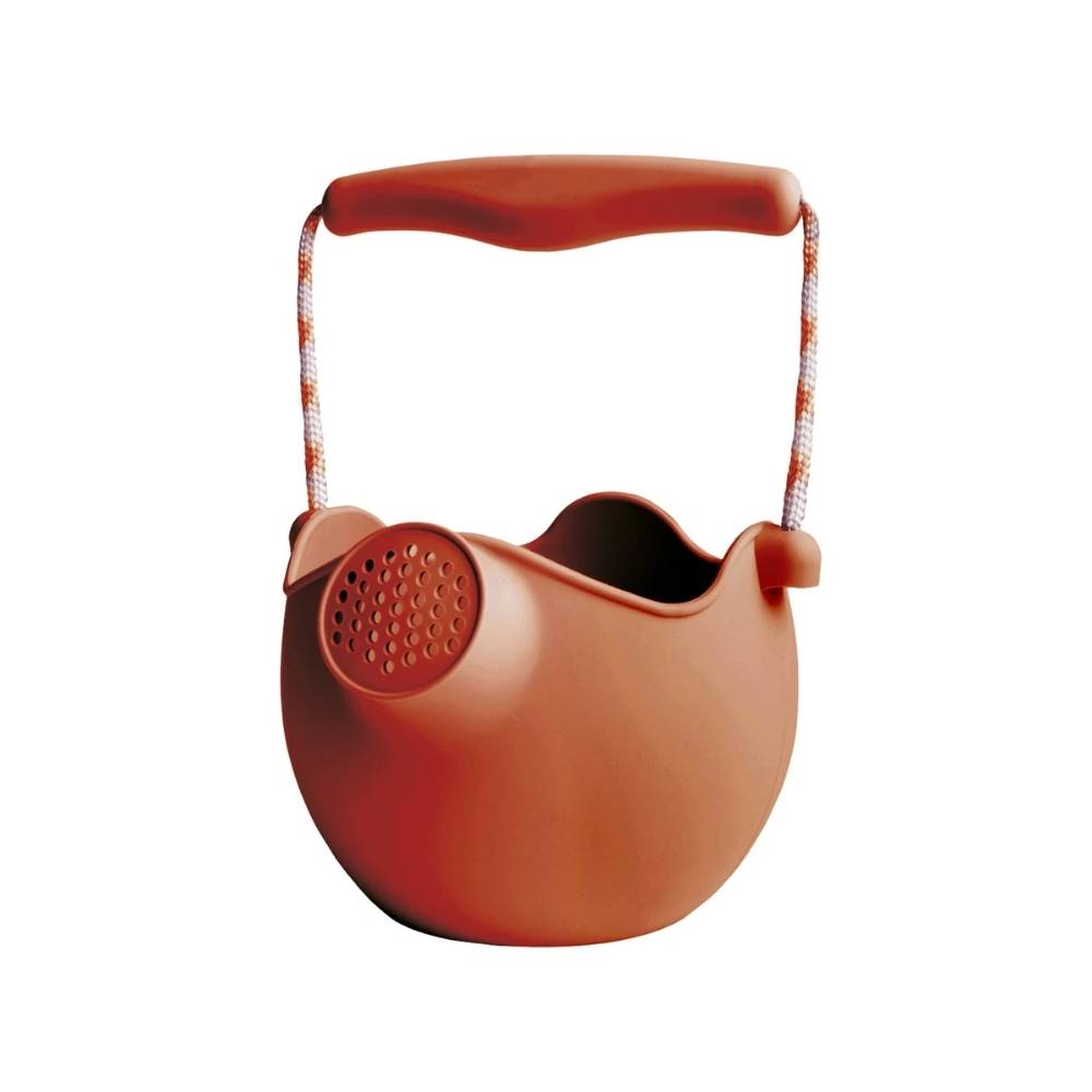 Scrunch Silicone Bucket Watering Can - Rust | Beach Play for Kids