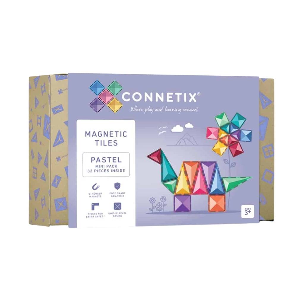 Connetix 32 Piece Pastel Mini Pack Toy for Kids Australia