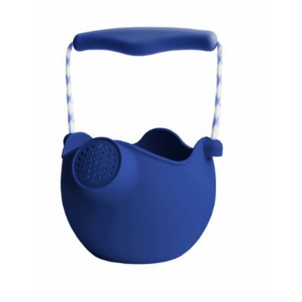 Scrunch Silicone Bucket Watering Can -  Midnight Blue | Beach Play for Kids