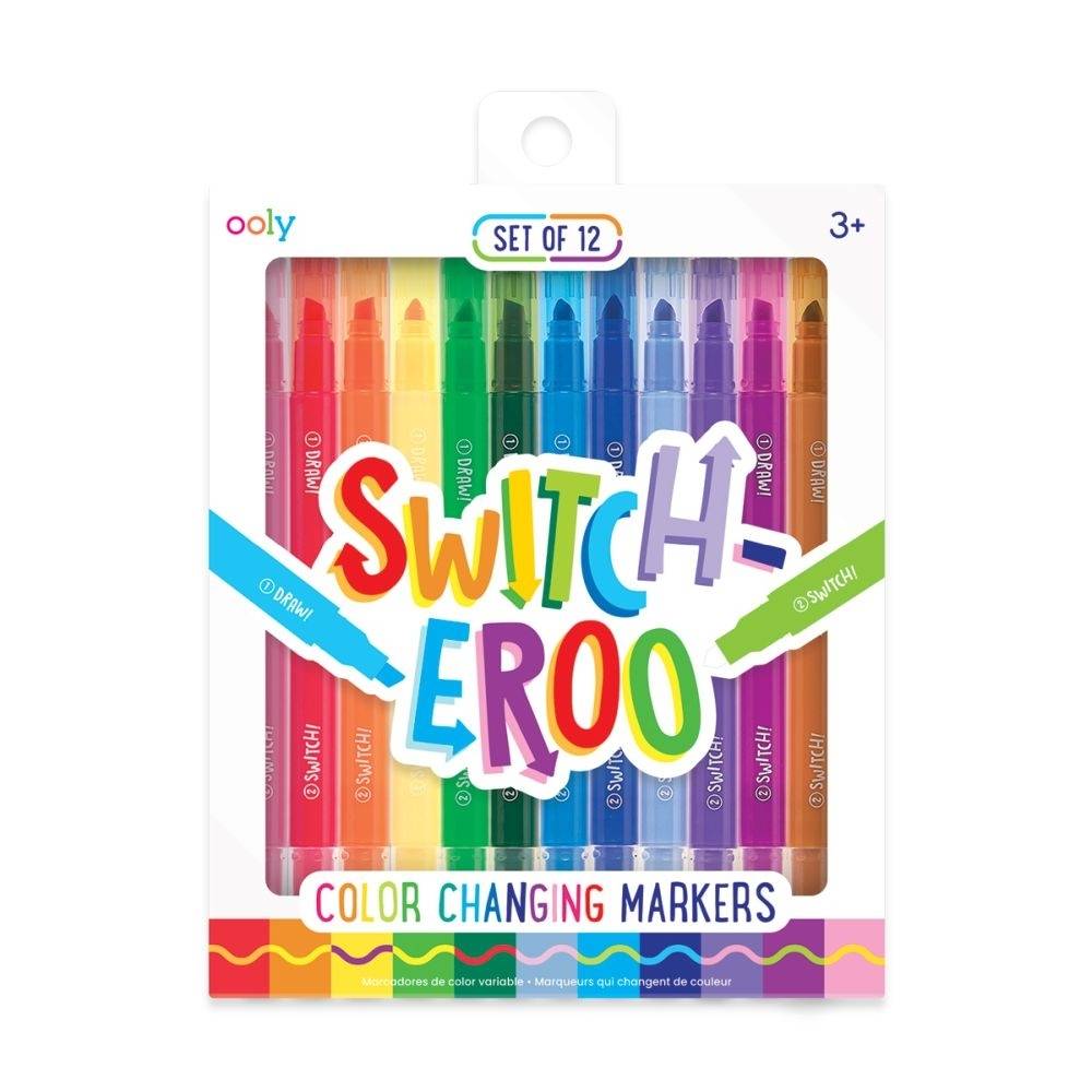Switcheroo Colour Changing Markers - Set of 12 Colouring for Kids Australia