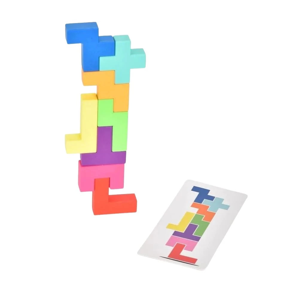 BUILDZI by TENZI - The Fast Stacking Building Block Game for The Whole Family 