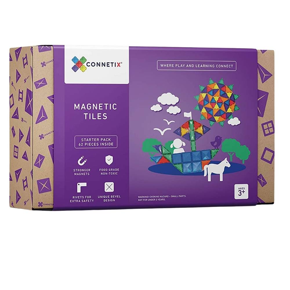 Connetix 62 Piece Starter Pack Toy for Kids Australia
