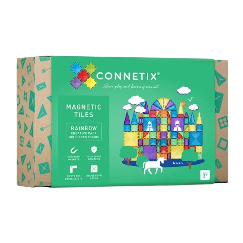 Connetix Tiles Building Set-100 Piece Creative Pack Toy for Kids Australia