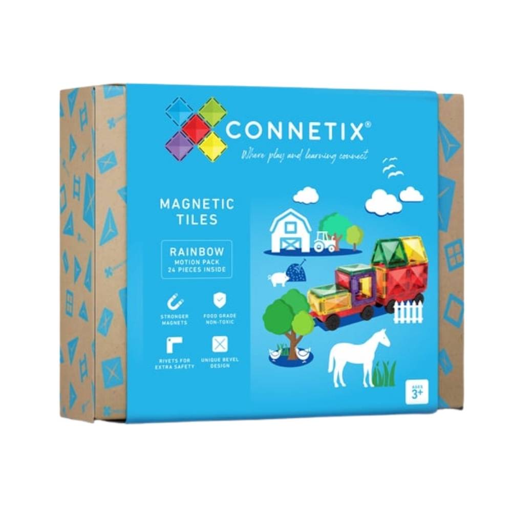 Connetix Tiles Building Set -24 Piece Motion Pack Toy for Kids Australia