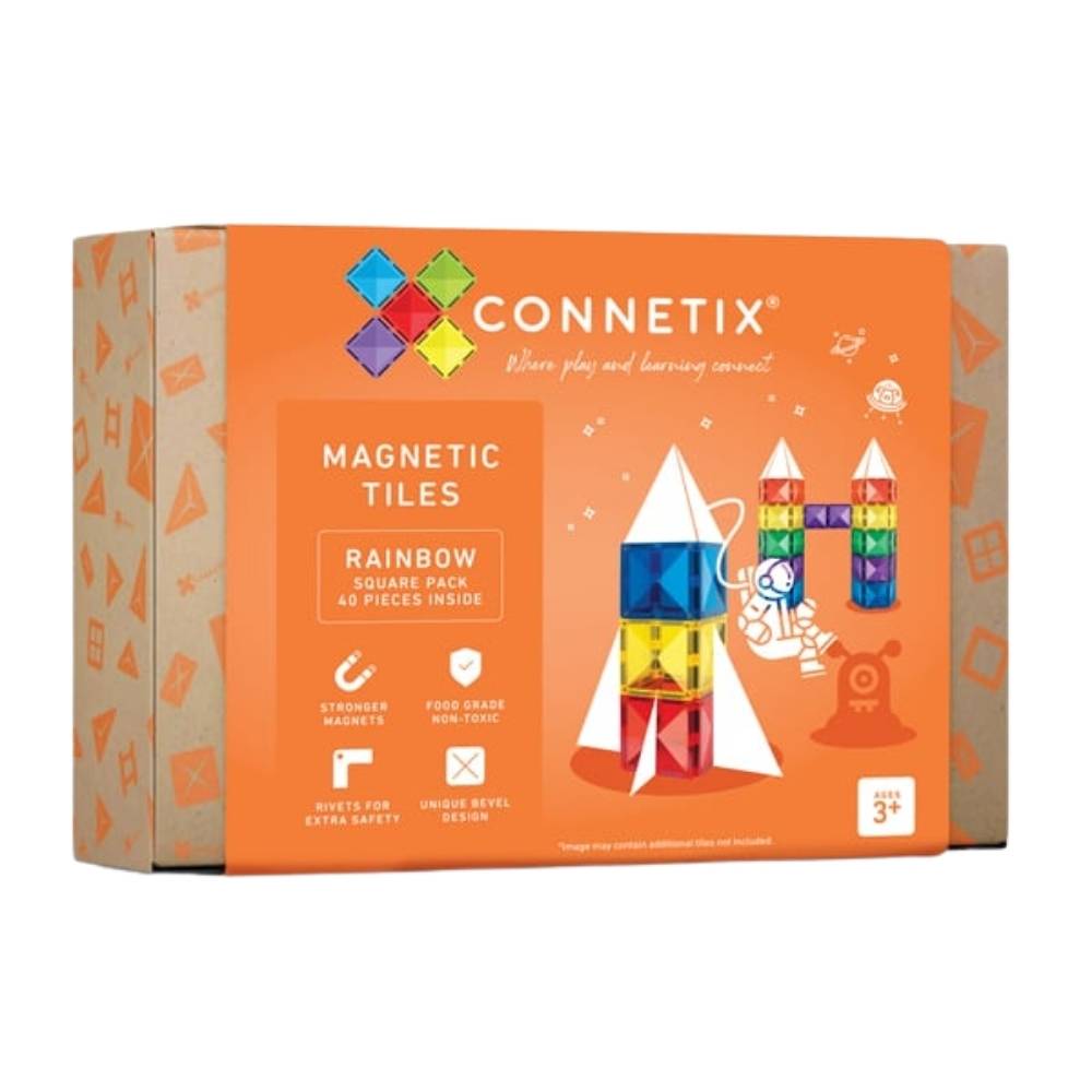 Connetix Tiles Building Set-40 Piece Expansion Pack Toy for Kids Australia