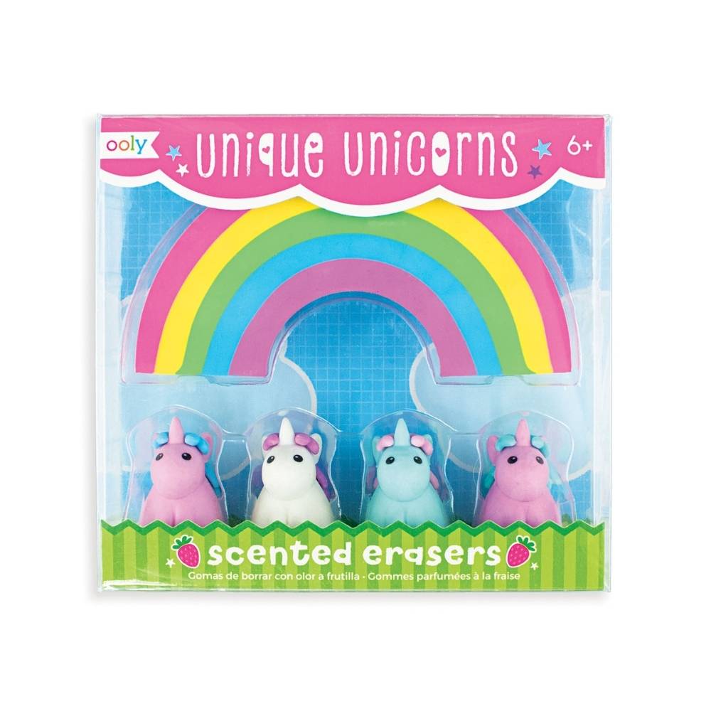  Unique Unicorn Strawberry Scented Erasers for kids australia