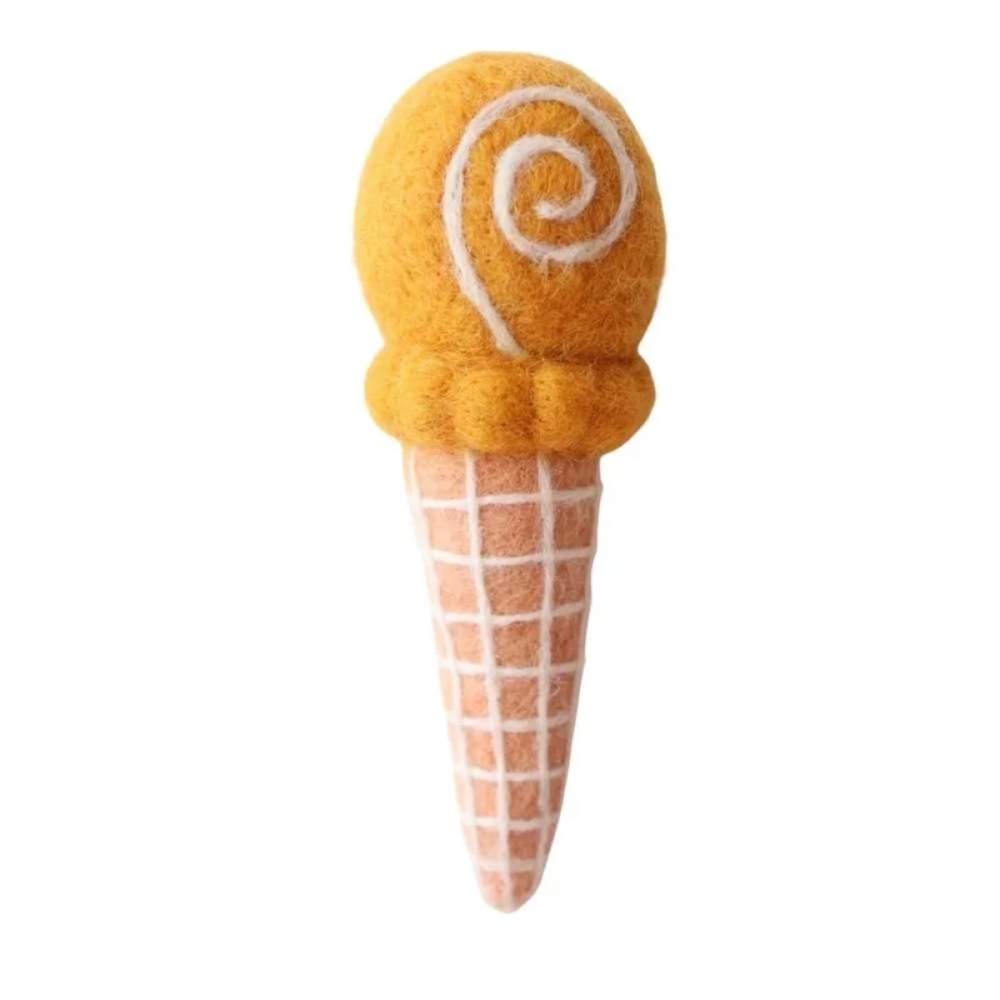 Felt Ice Cream Mango Swirl Toy for Kids