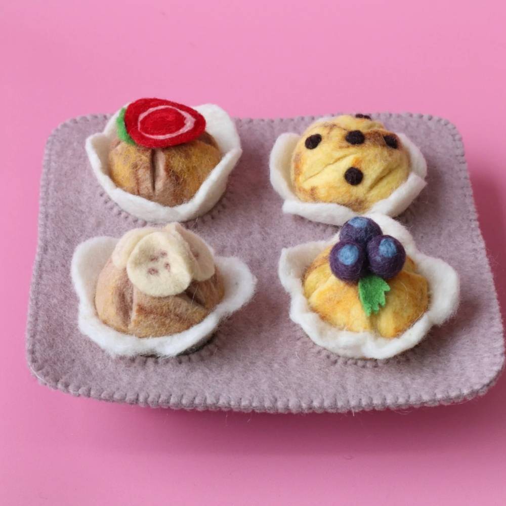 Felt Muffin Food Toy for Kids
