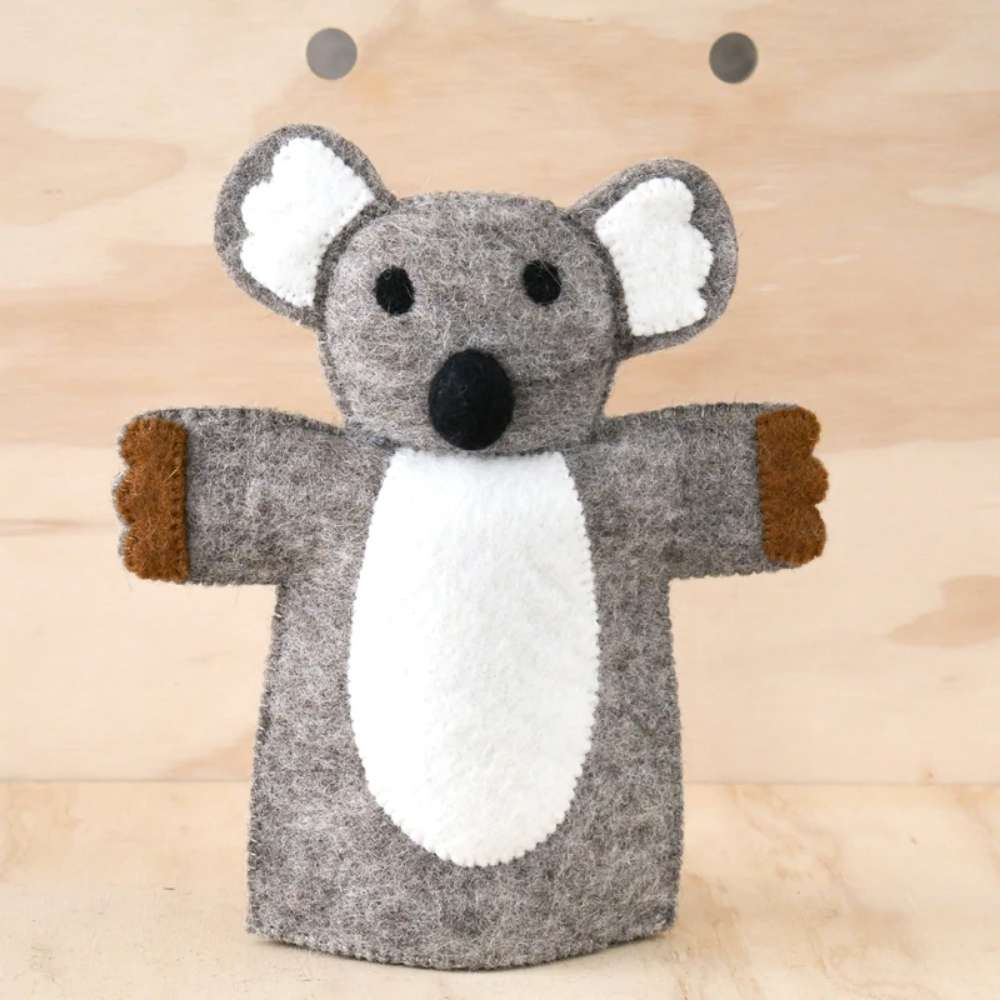 Koala Hand Puppet Pretend Play Toy for Kids and Toddler