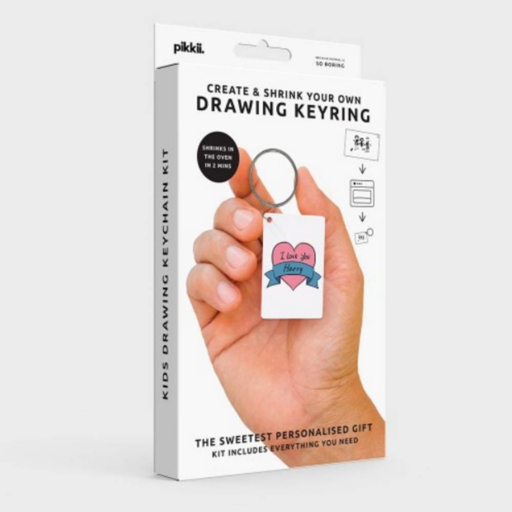 Kids Drawing Shrink Keyring Kit DIY Keychain for Kids Australia DIY Keychain