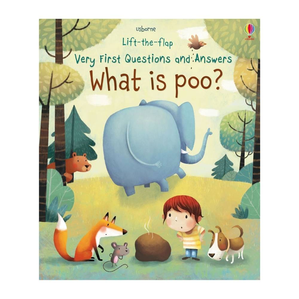 Usborne Lift-the-Flap Very First Questions & Answers: What is Poo? Book for Kids Australia