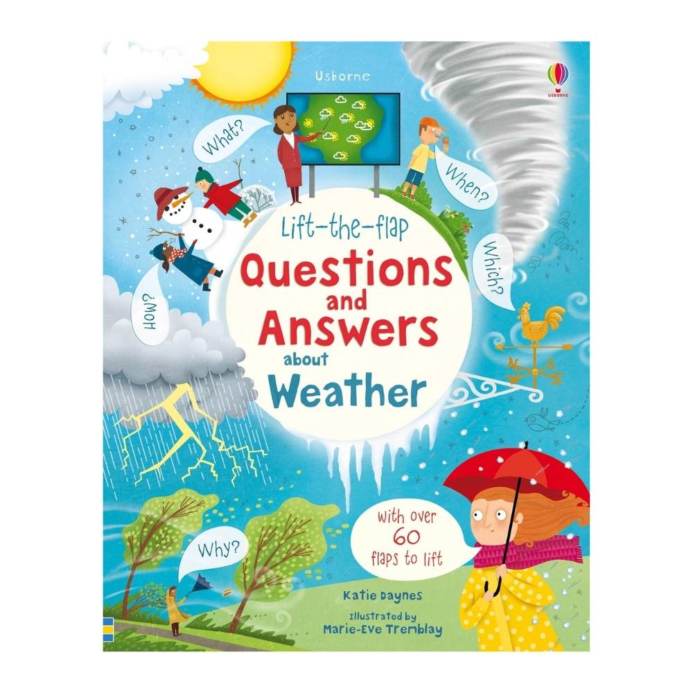Lift-the-Flap Questions and Answers about Weather Books for Kids Australia