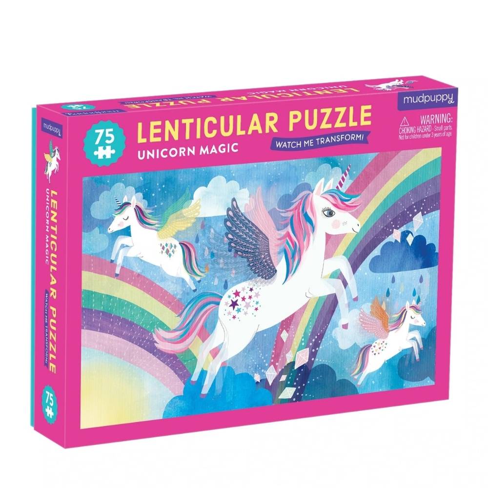 75 piece Lenticular Puzzle - Unicorn Puzzles for Kids Australia