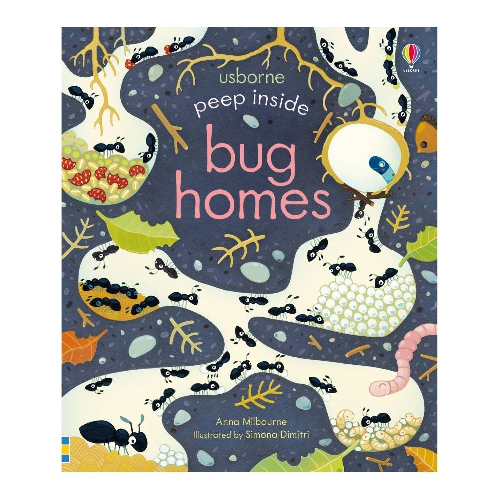 Usborne Peep Inside Bug Homes Book for Kids Australia