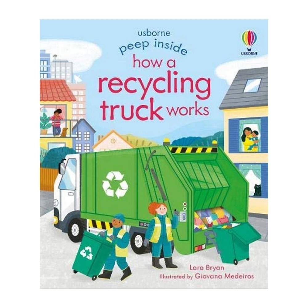 Peep Inside How a Recycling Truck Works Books for Kids Australia