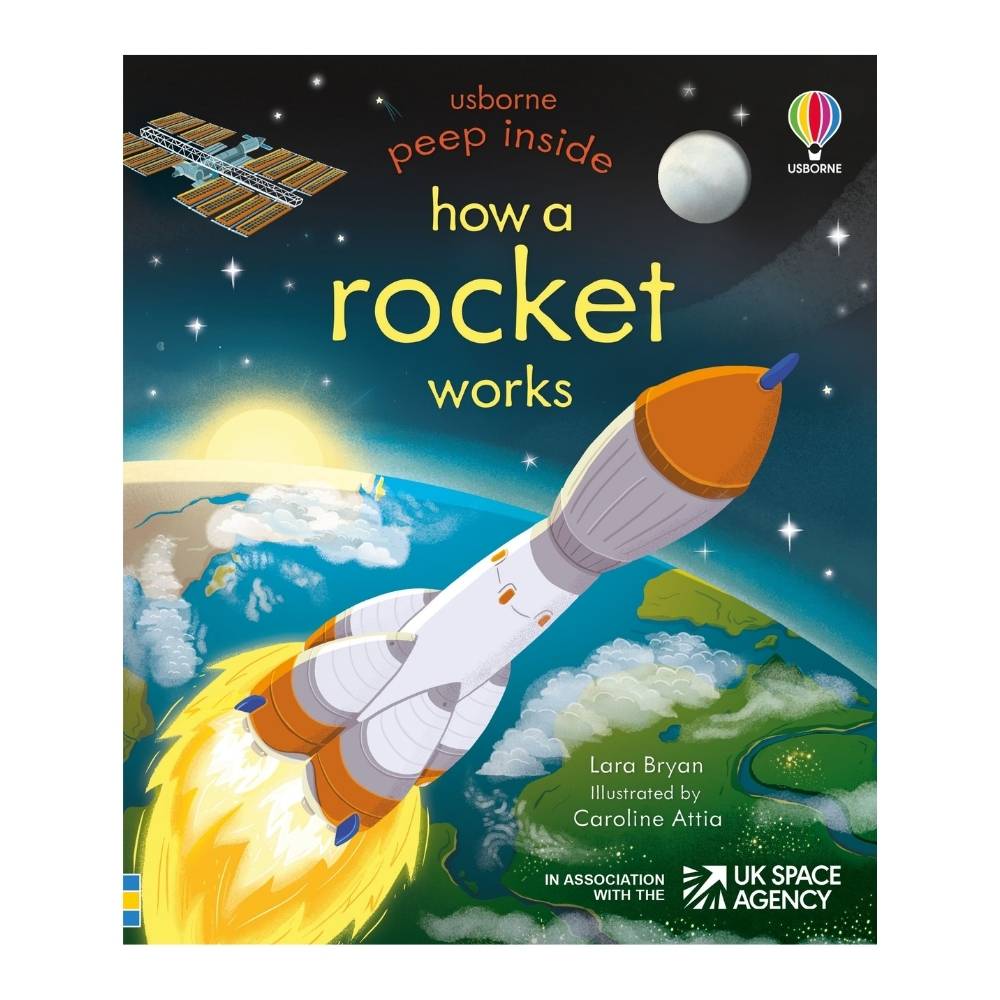 Peep Inside How a Rocket Works Book for Kids Australia